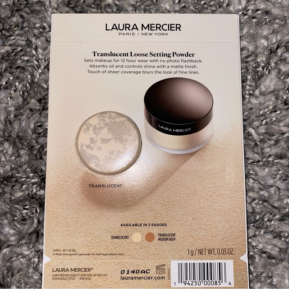 laura mercier translucent setting powder sample